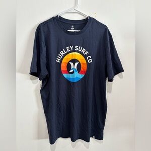 Hurley Navy Surf Co Graphic Tee